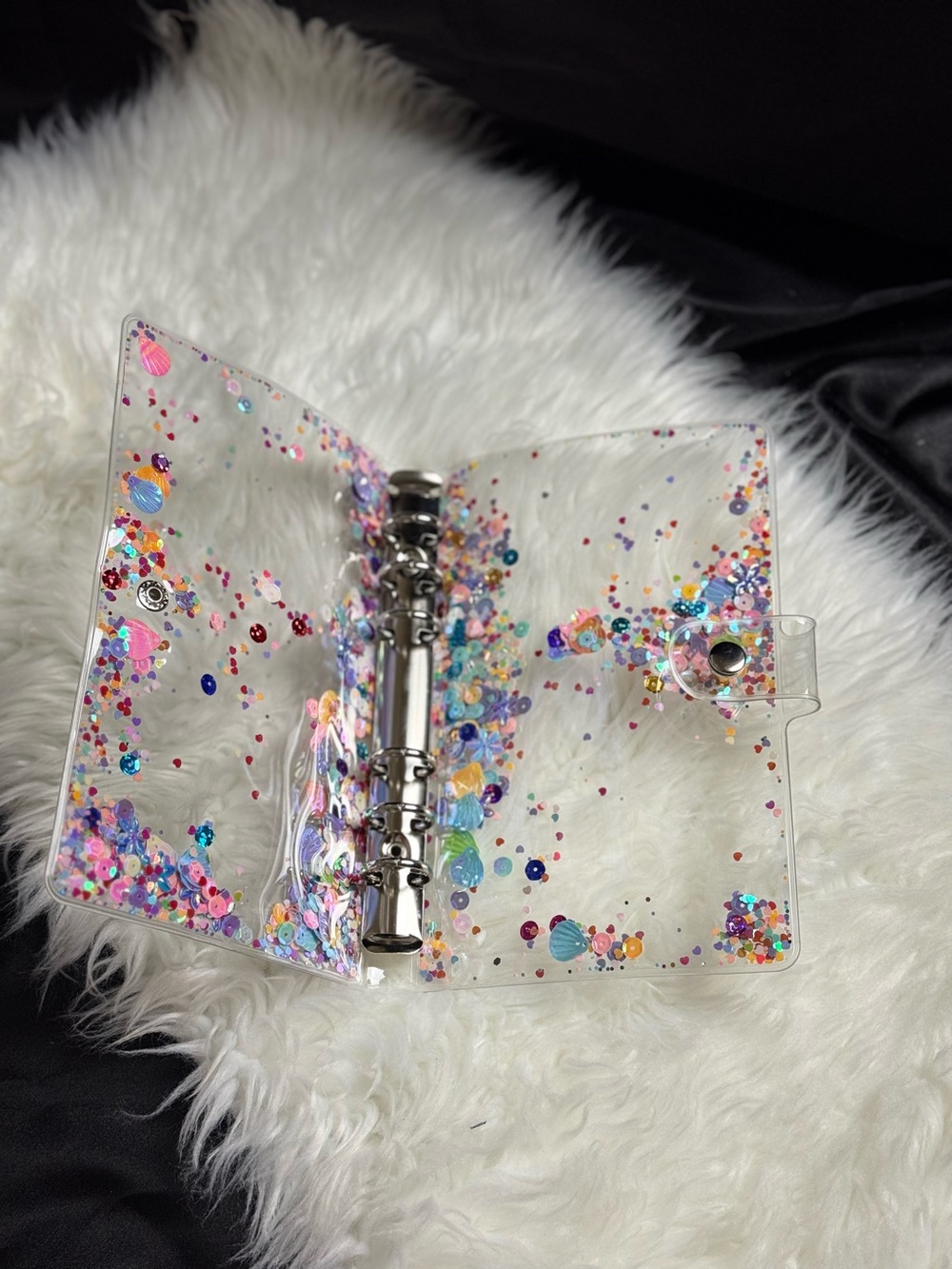 Iridescent Sequin shaker Notebook Cover - Picture 3 of 4